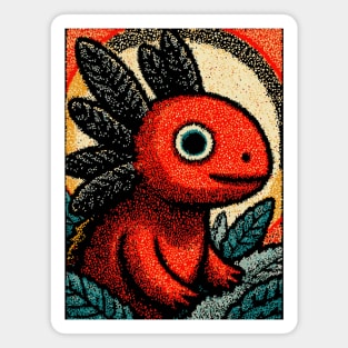 Mythical Red Axolotl | The Fire Elemental Spirit Magnet